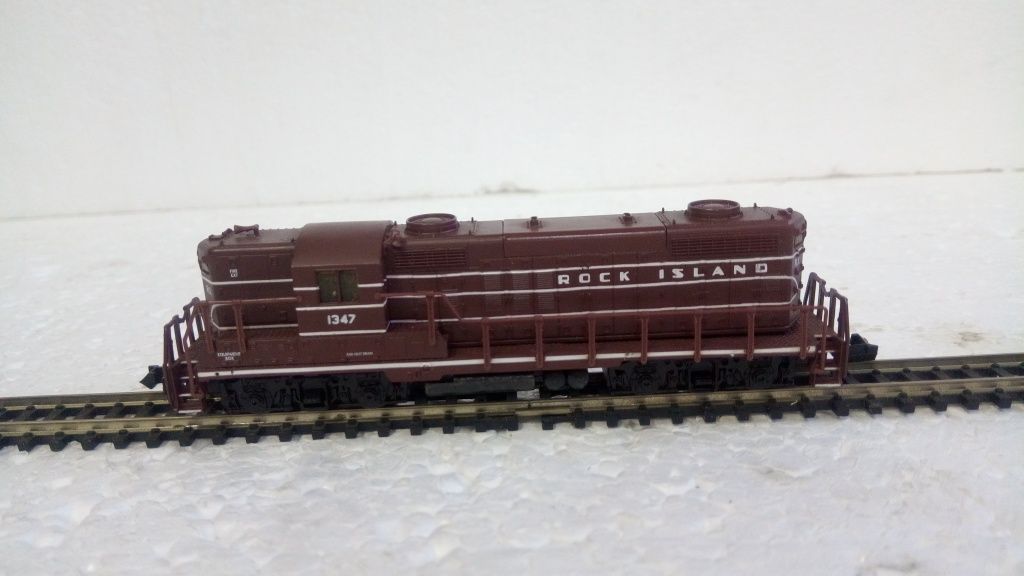 Locomotive USA, scara N, trenulet electric 9mm