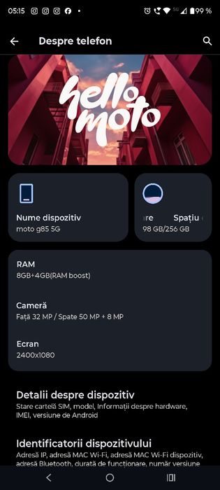 Motorola g85 5g la cutie