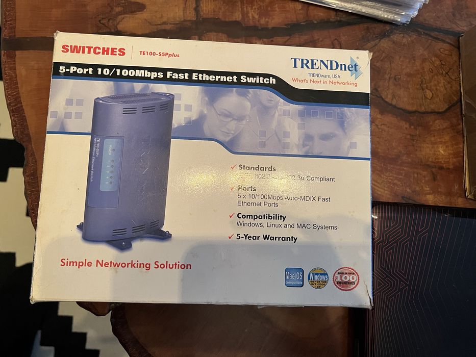 Switch TRENDnet TE100-S5 5-porturi 10/100Mbps
