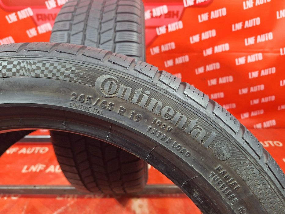 Anvelope de IARNA - 245/45/19 - Continental - 7 MM - DOT 2020 RFT !