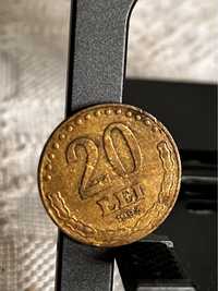 Vând monedă 20 de lei anul 1993