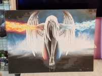 Tablou fată înger canvas