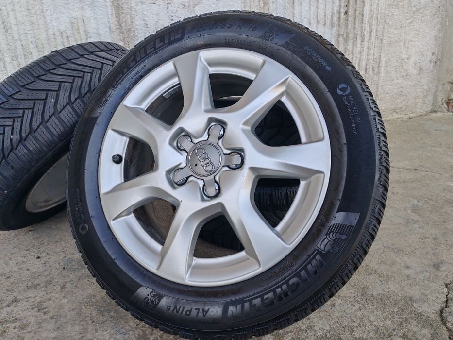 16) Jante R16 Audi 5x112 Anvelope 205 55 16