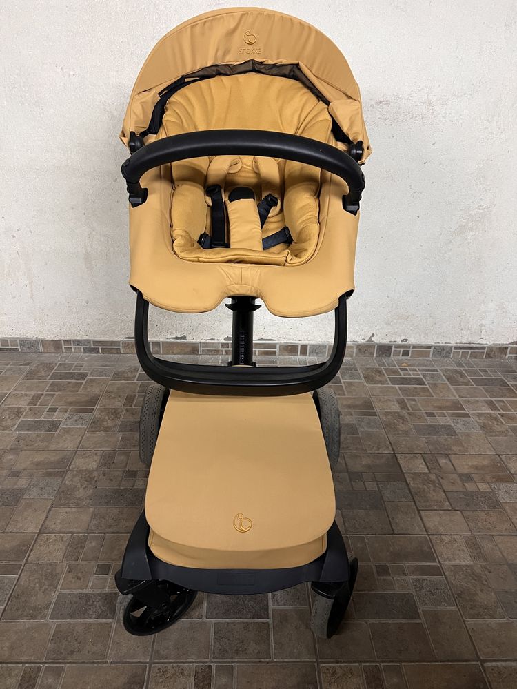 Stokke Xplory X Golden Yellow плюс аксесоари