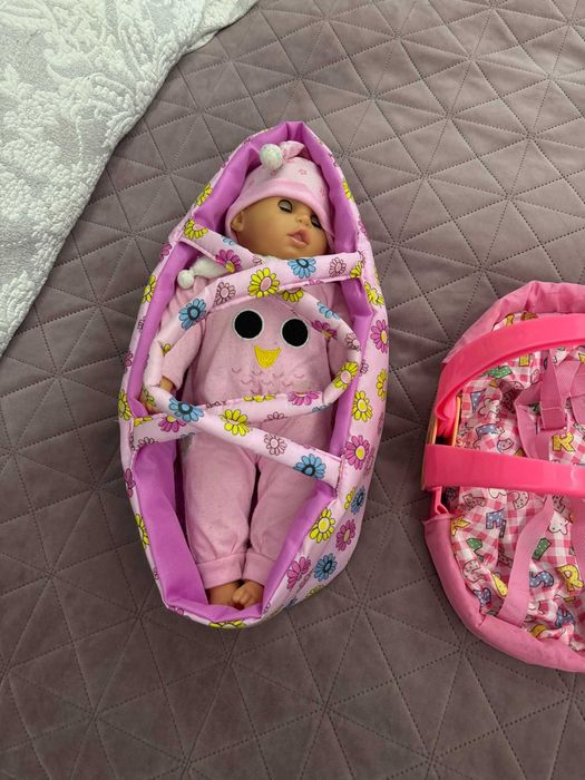 Детско Легло Smoby, раница и шезлонг за бебе