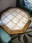 Masa cafea art deco 1x1 m,lemn masiv