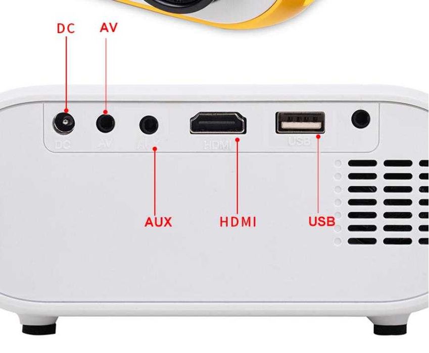 1680x1050 1080P FULL HD HDMI WiFi Miracast Мултимедиа Проектор Къмпинг