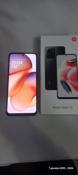 Redmi note 12/ 128 идеаль холатда