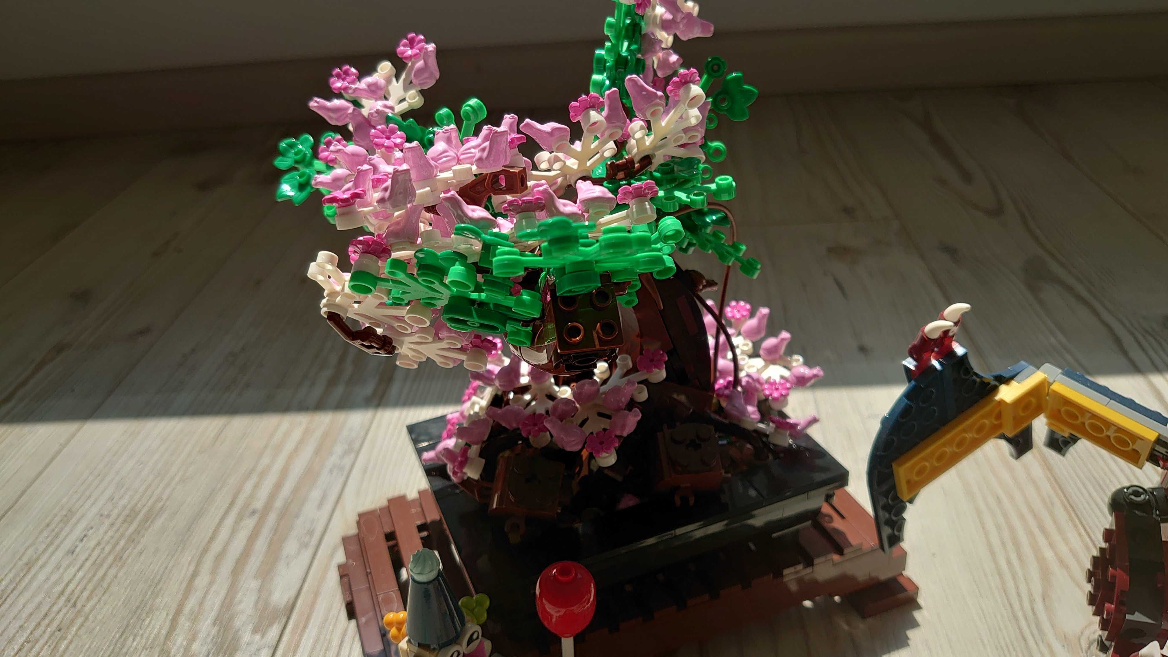 [construite] 4x Seturi Lego - dinozaur, dragon, bonsai, ducati, clovn