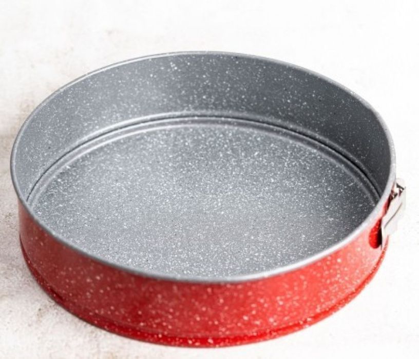 Форма за печене-ринг, 18*6.8см. Червен меланж