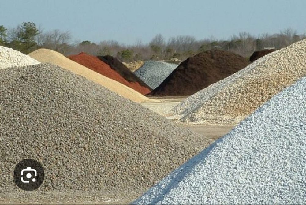 Дресва, Фреза (асфальтная крошка), песок, щебень