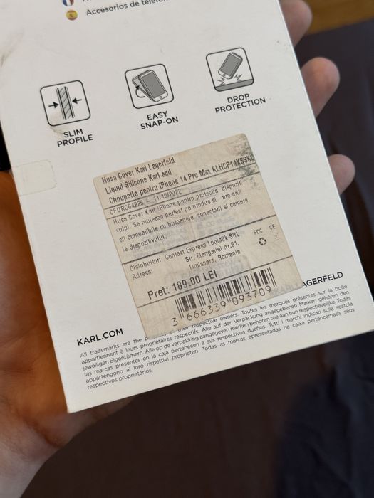 Husa iPhone 14 Pro Max Karl Lagerfeld