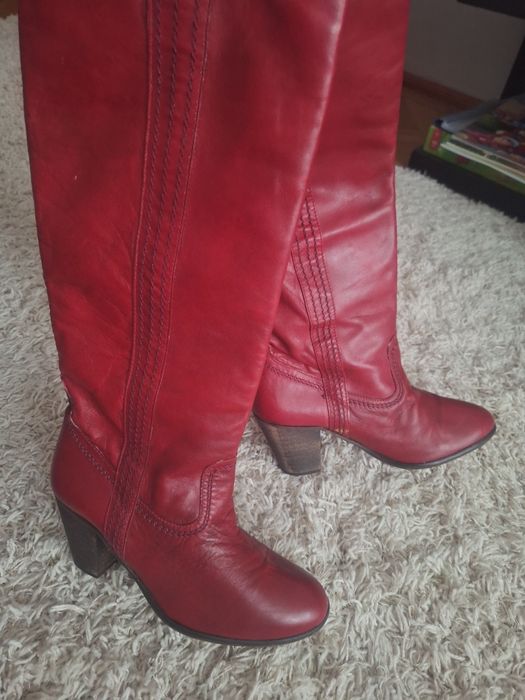 Cizme din piele damă