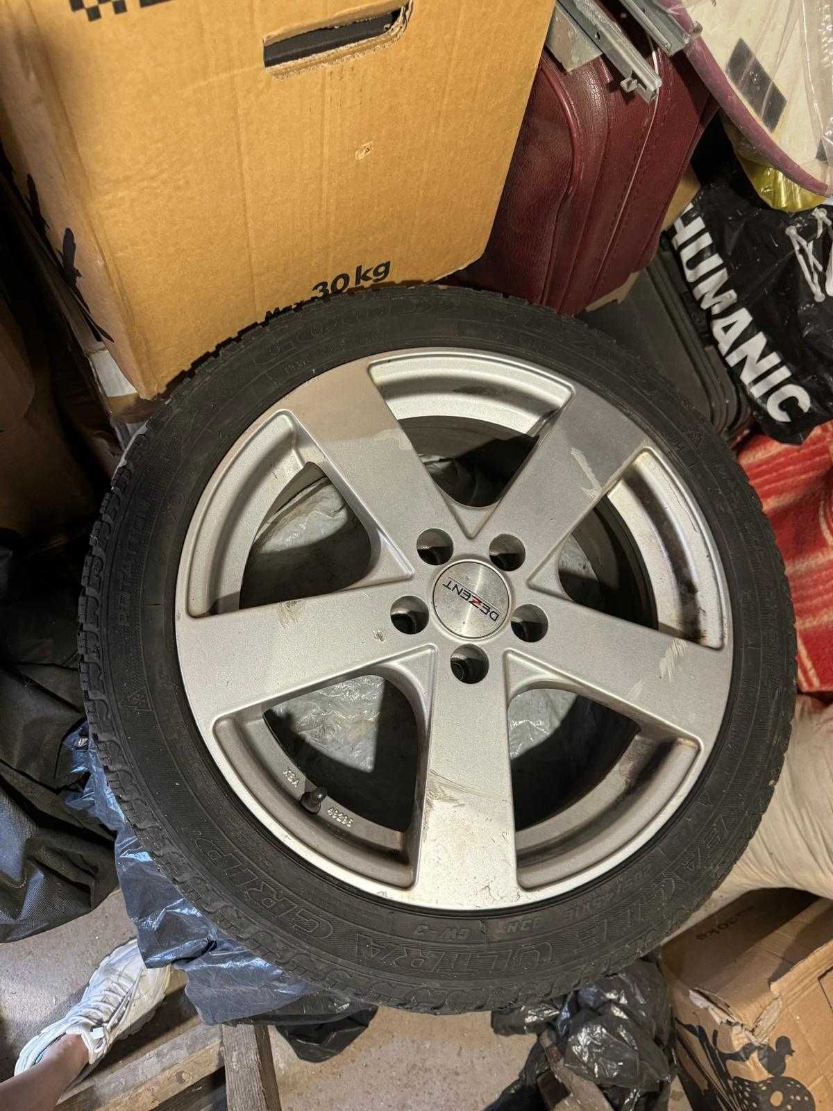 Jante Dezent Silver Polo Gti + cauciucuri Goodyear Eagle 205/45 R16
