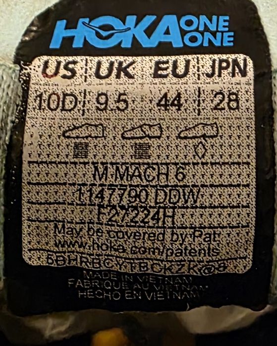 Hoka mach 6 marimea 44