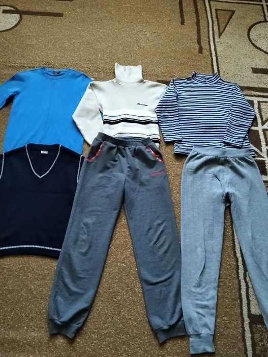 Пакет вещей на мальчика 6-8 лет.