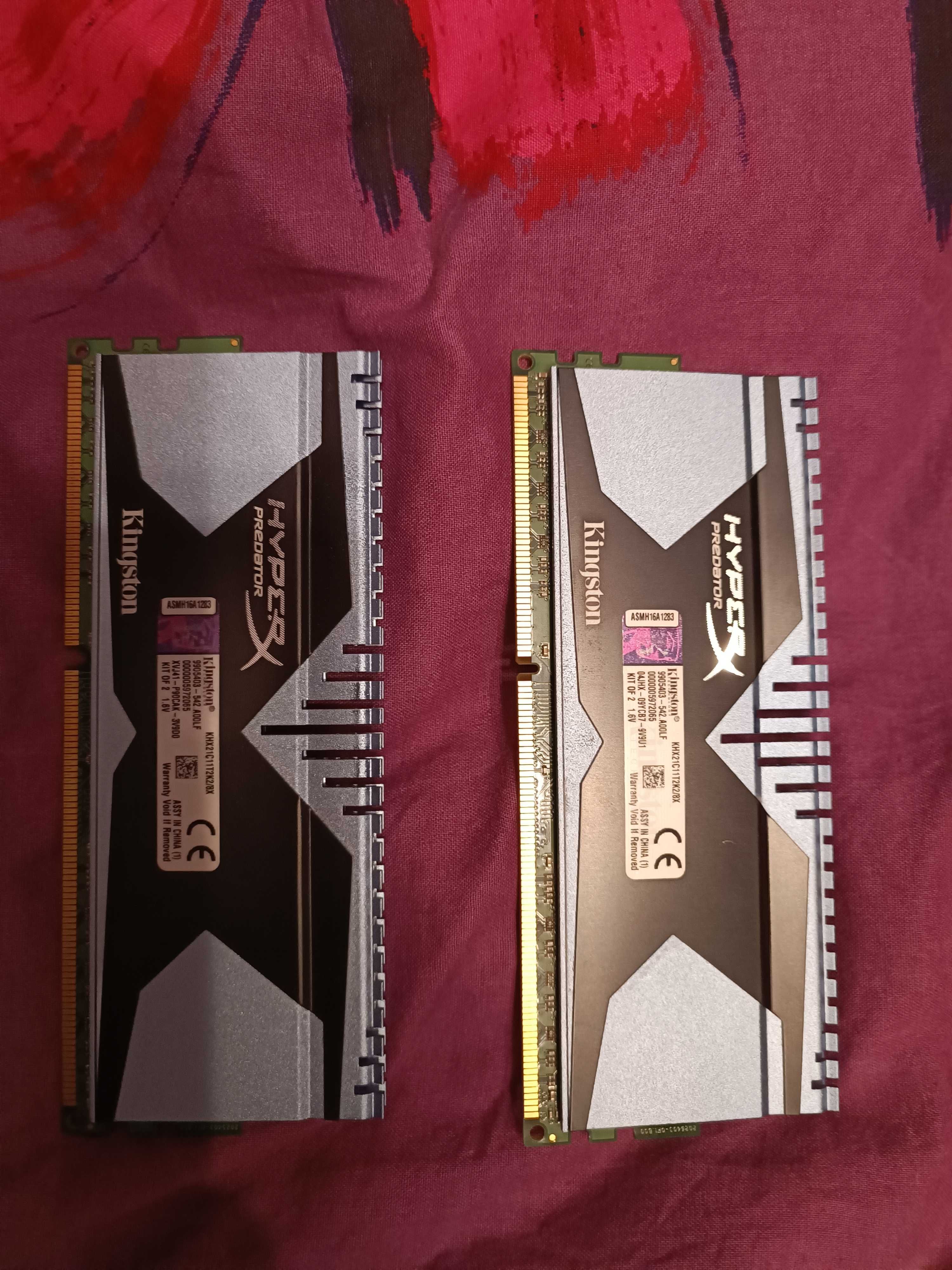 Vand  memorie RAM DDR3 1866 Kingston HyperX Predator 8GB, 4GB x 2