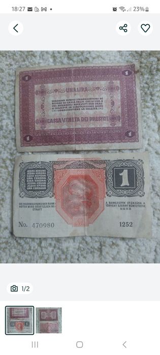 Vând bancnote vechi din 1916