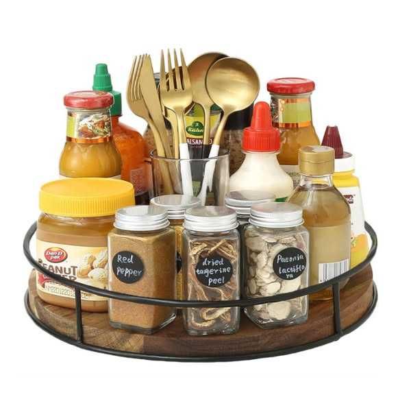 Въртящ се органайзер YUNISS Lazy Susan за кухня