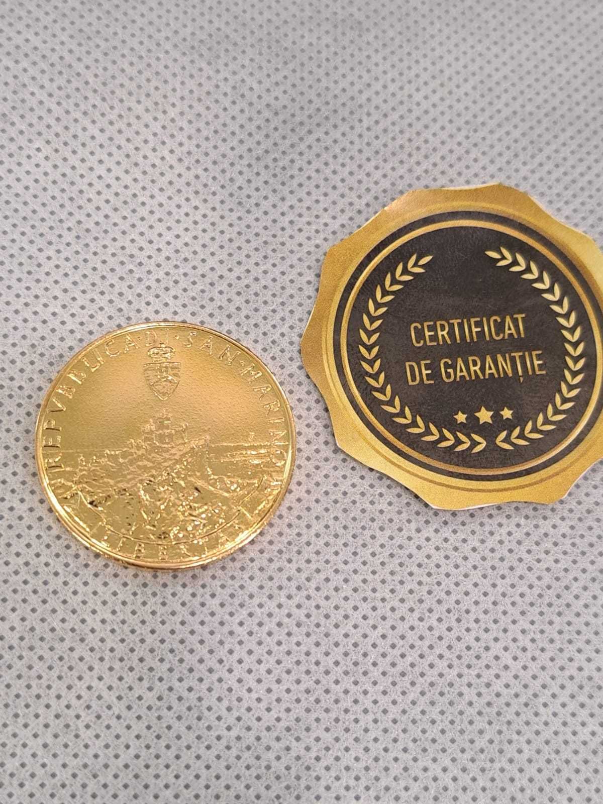 (AG41) Moneda numismatica aur, 22K