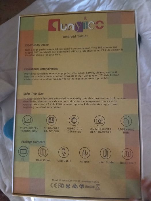 Tabletă copii  am uitat codul la ea