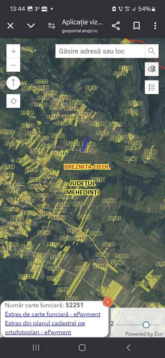 Teren 2500 m2 intravilan 6000euro