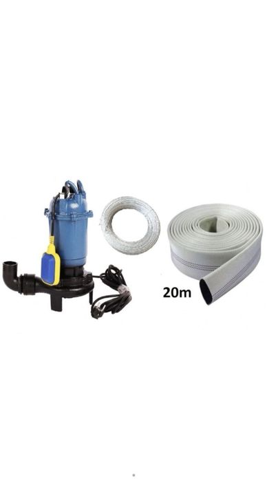 Pompa De Apa Murdara Cu Dublu Tocator Fosa/Hazna Reziduala Submersibil