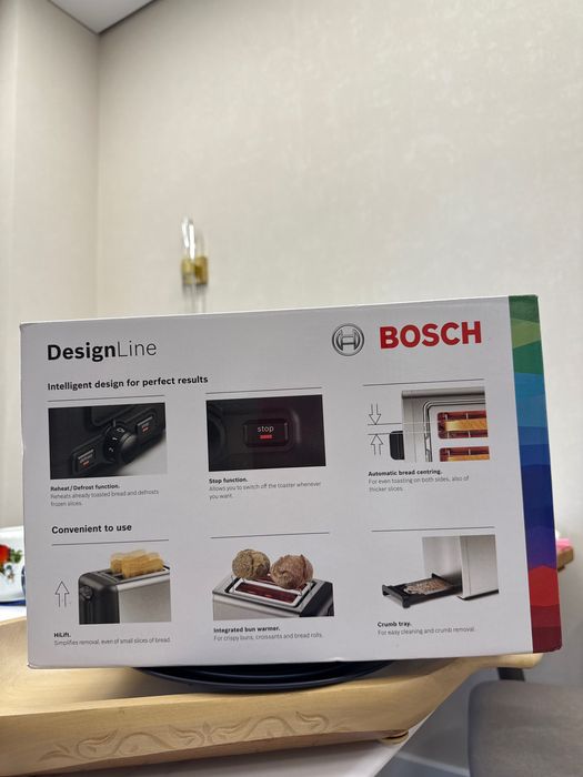 Тостер Bosch DesignLine