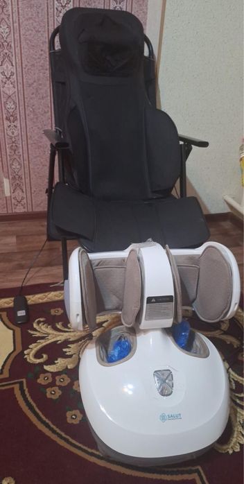 Продам массажный кресло и массажер для ног