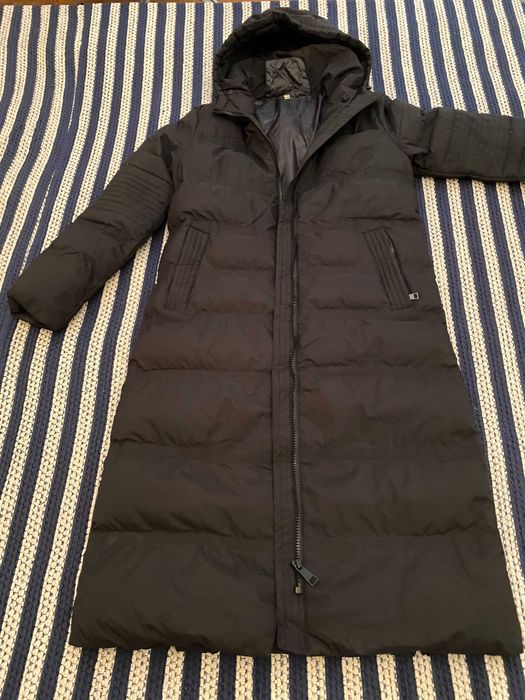 Пуховик женский зимний 46 размер, куртка черная новая