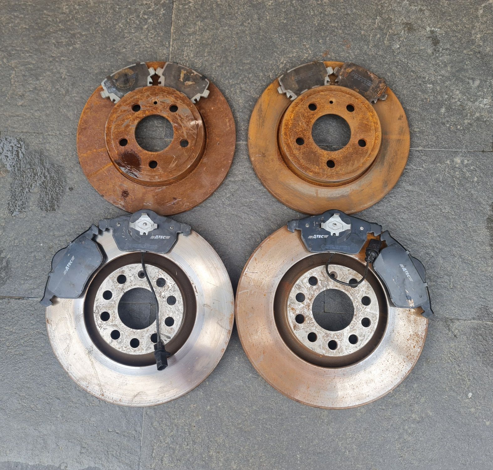 Discuri și plăcuțe de frana Audi A4 B7 2.0 Tfsi, 2.5, 2.7, 3.0 Tdi