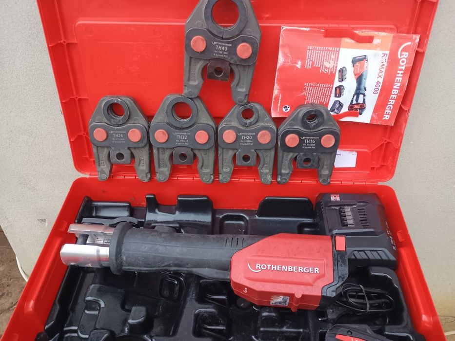 Presa sertizat rothenberger romax 4000 set cu 5 bacuri th,cutie,incarc