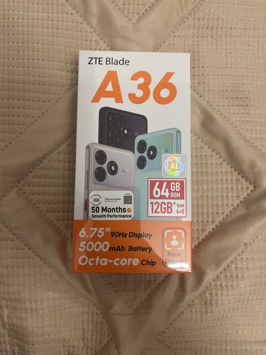 Смартфон ZTE Blade A36 64/12