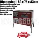 Soba Lemne Plita Cuptor Gatit Incalzit 6.4 kW LIVRARE GRATUITA TM