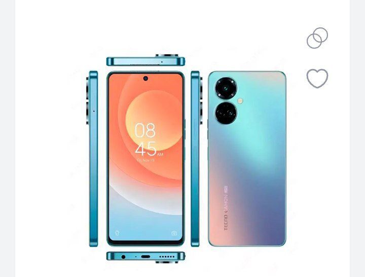 Smartfon Tecno Camon 19 PRO 8/128 Polar blue (170$)