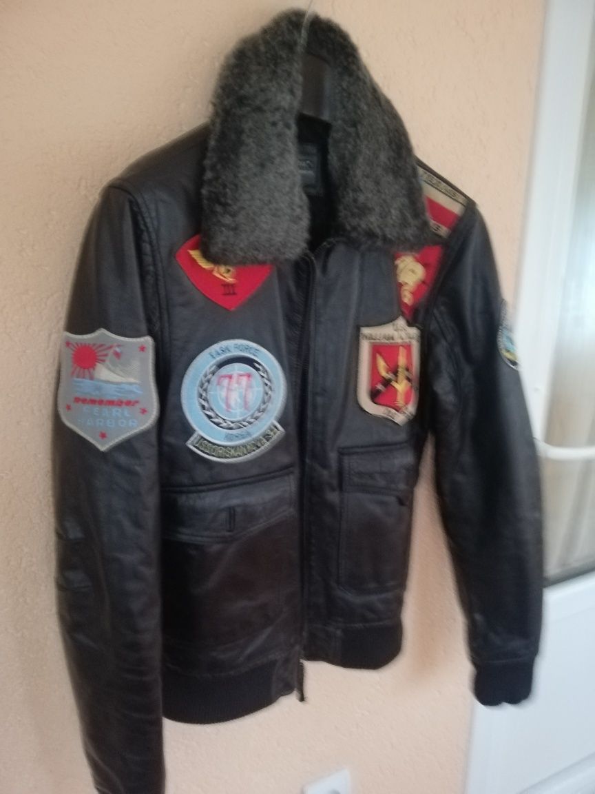 Geaca piele bărbati Aviatrix M model Aviator