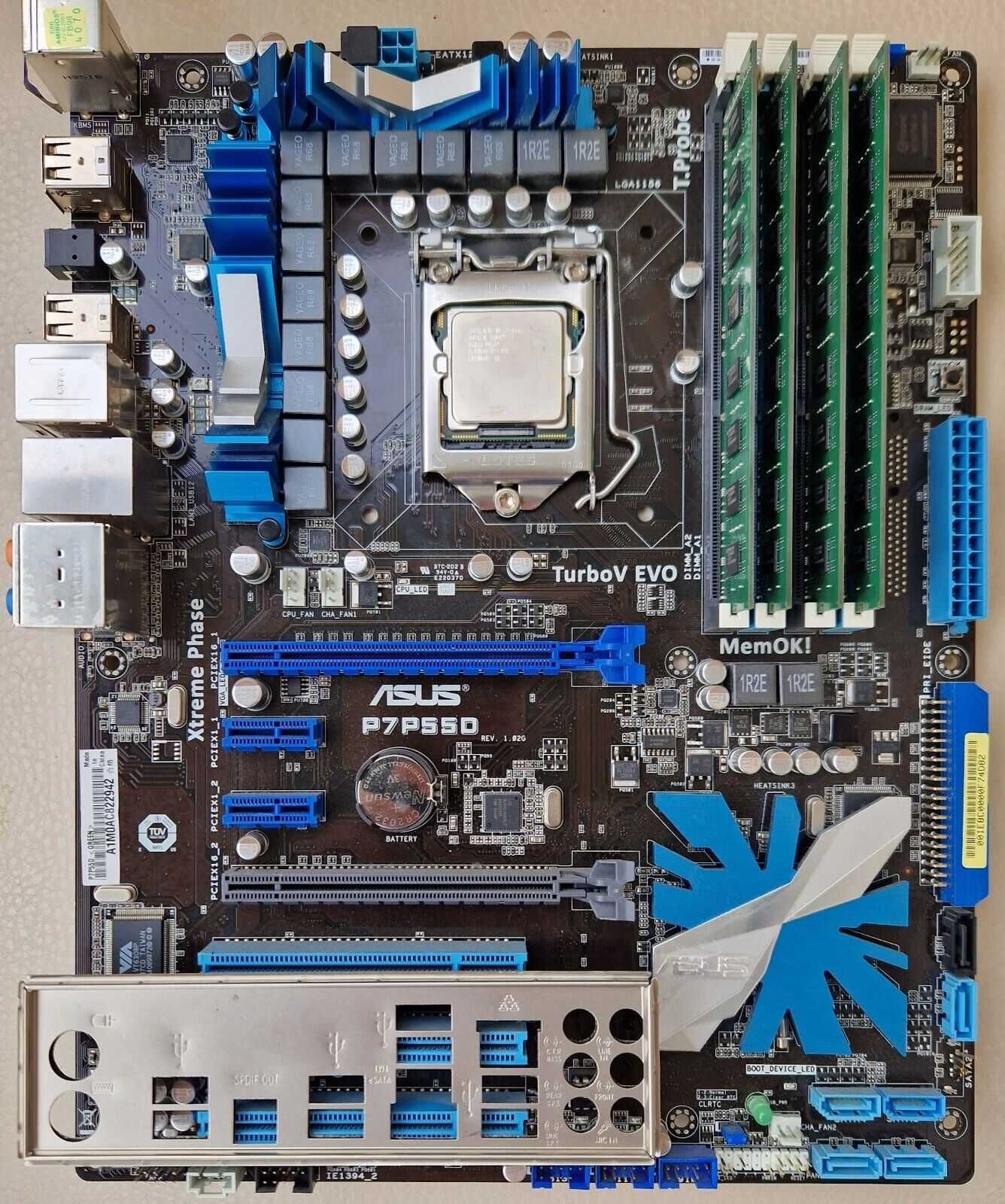 Дъно Дънна платка ASUS P7P55D LGA 1156 DDR3