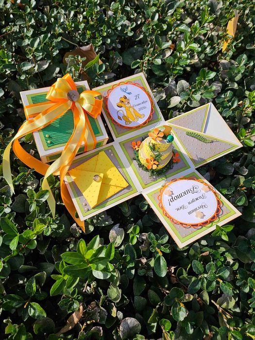 Експлодираща кутия за кръщене и рожден ден