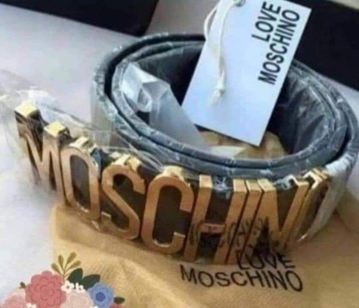 Set Moschino  rucsac tip geanta +curea