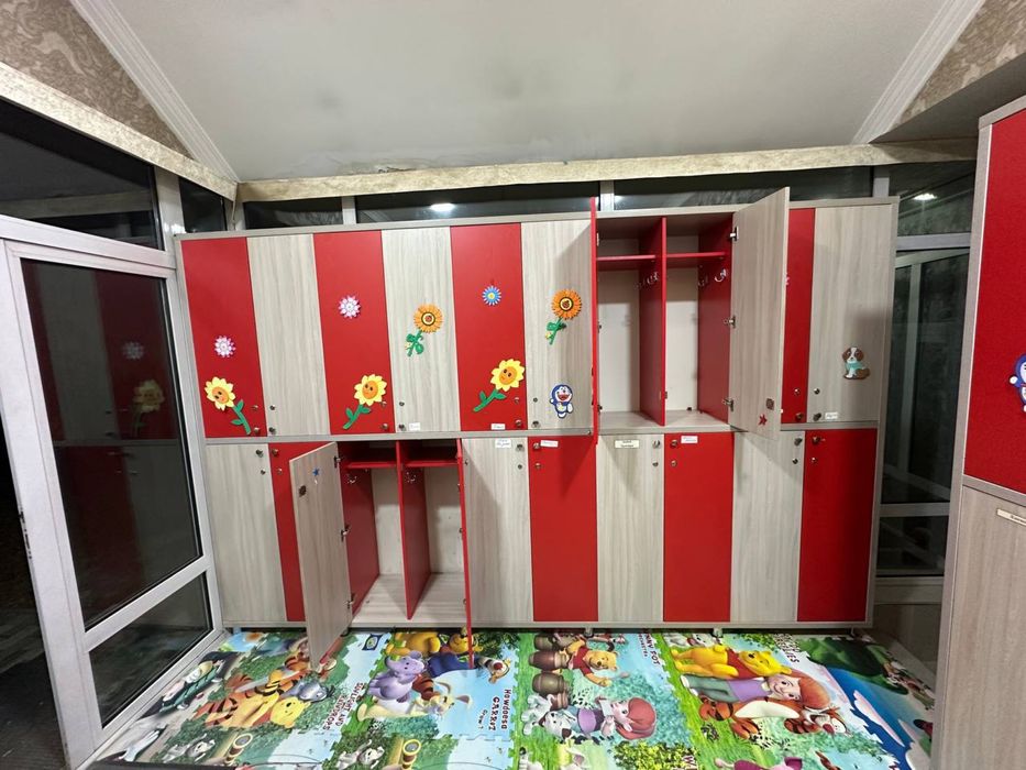 Шкафчики в детский сад на 32/64 ребенка