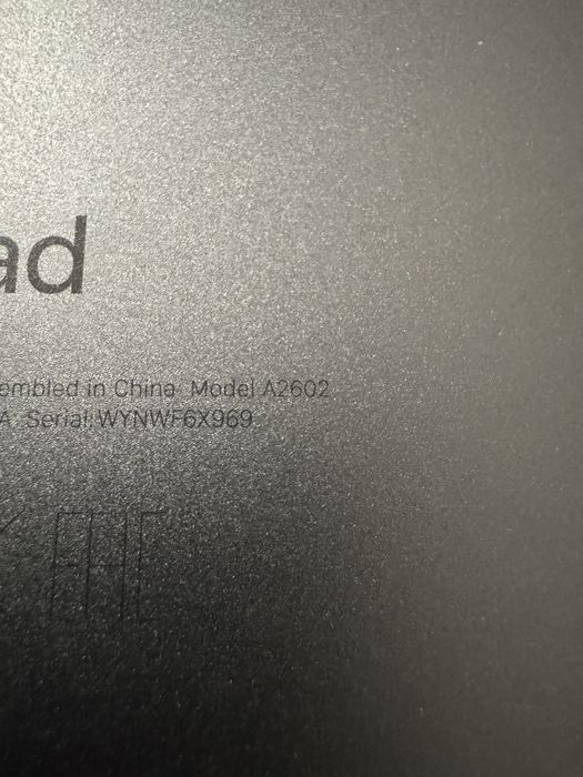 Ipad generatie 9 A2602 blocat