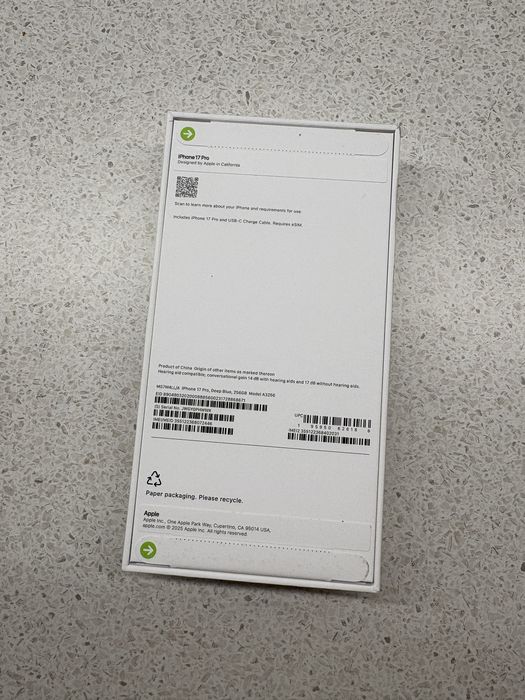 iPhone 17 Pro 256GB Deep Blue Неразопакован