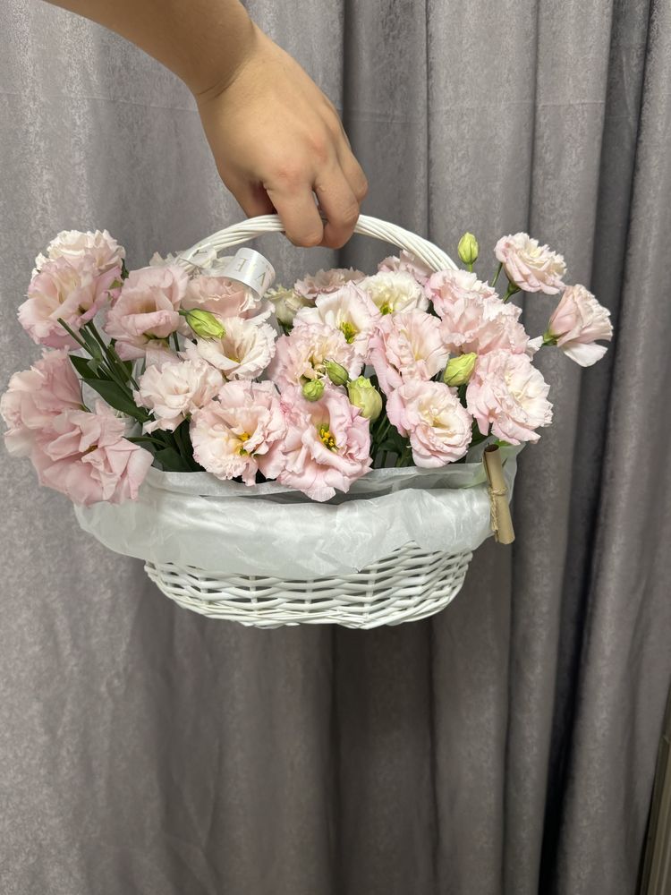 Букет из эустом (лизиантусов)