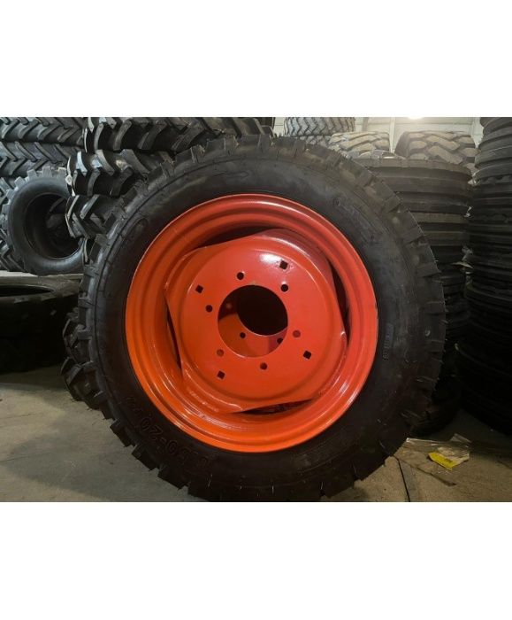 Cauciucuri noi 6.50-20 BRECKNER echipat cu janta 10PR U650 fata R20