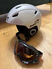 Casca si ochelari de ski/snowboard Rebell