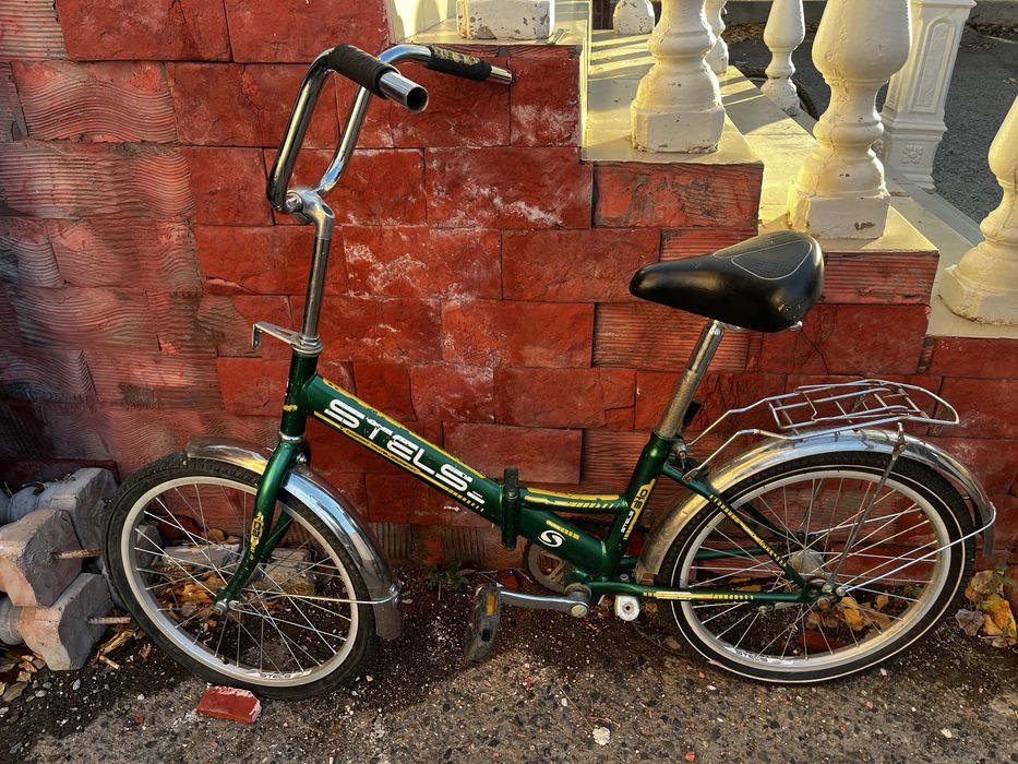 Велосипед stels зеленый