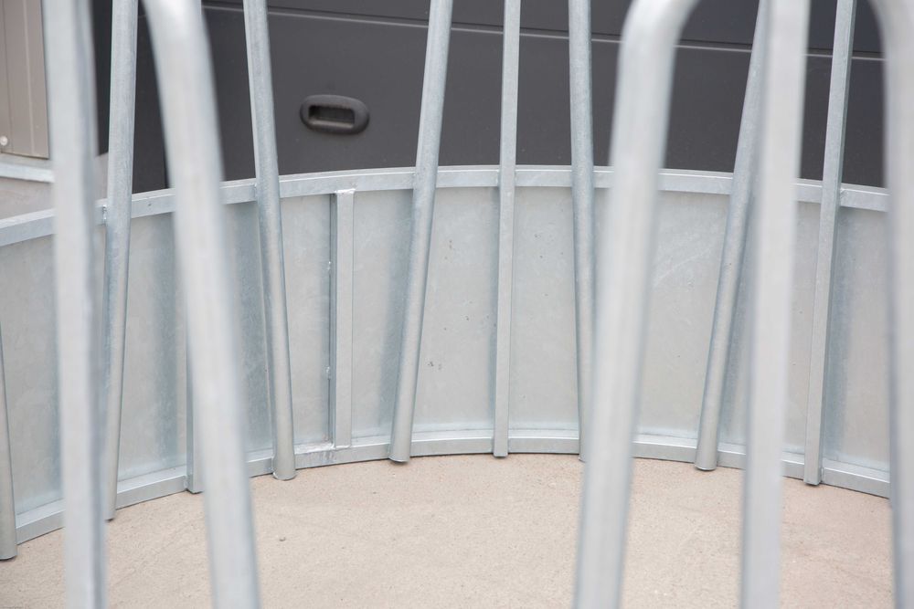 Iesle cilindrica 12 locuri, zincata