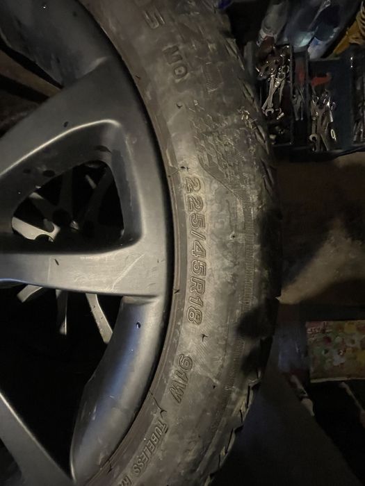 Gume bune de iarna m+s rulate foarte putin