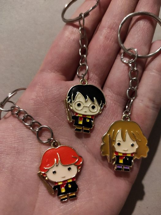 Set 3 brelocuri harry potter / vrajitori Hermione / Ron Weasley