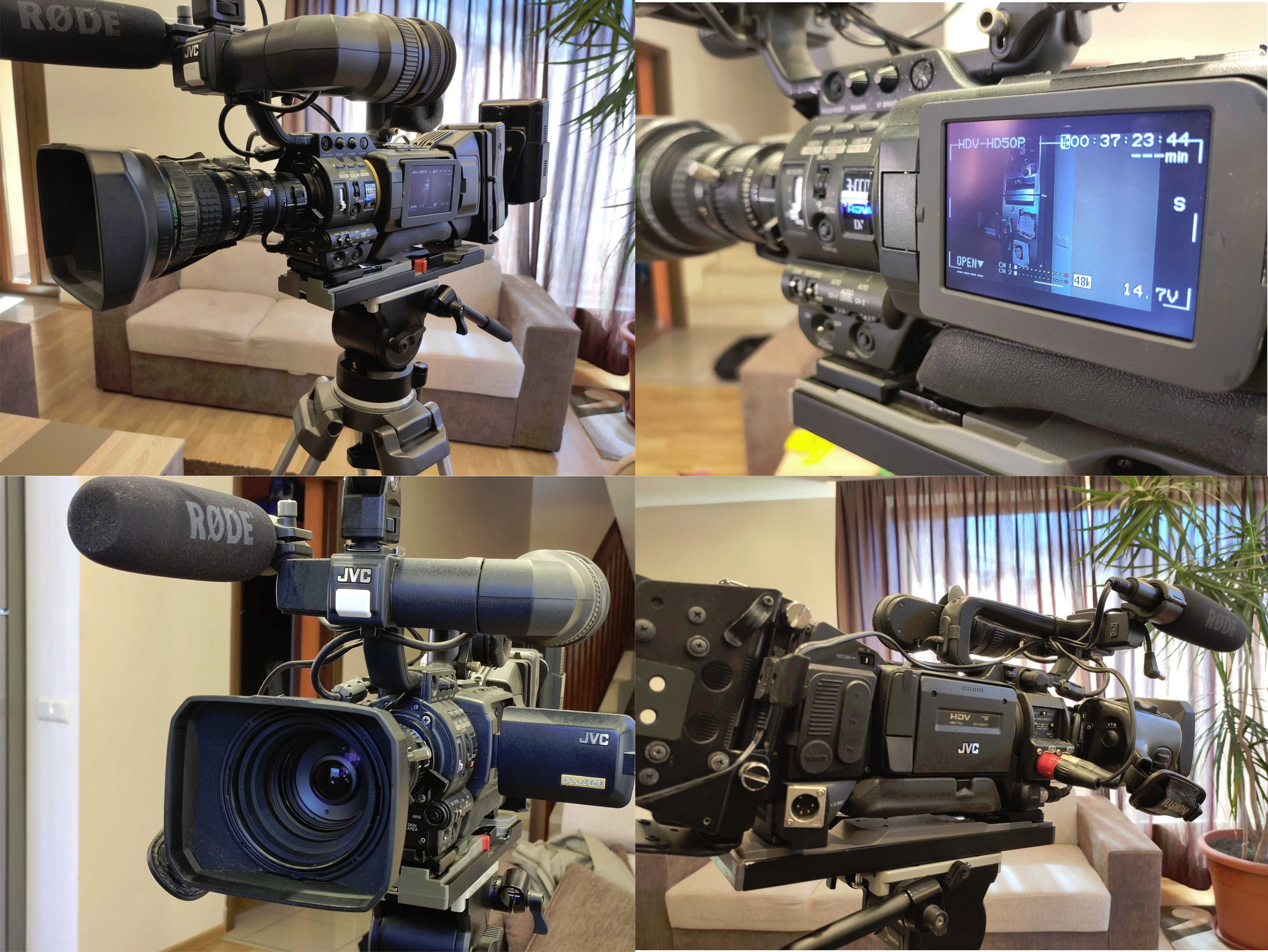 Camera video profesionala JVC GY-HD201E - utilizata in total 345 ore!